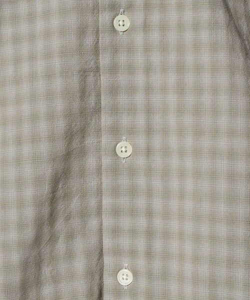 green label relaxing / グリーンレーベル リラクシング シャツ・ブラウス | ミニ オンブレ チェック ジャストルーズ レギュラーカラー シャツ -通気性- | 詳細5