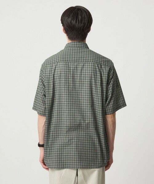green label relaxing / グリーンレーベル リラクシング シャツ・ブラウス | ミニ オンブレ チェック ジャストルーズ レギュラーカラー シャツ -通気性- | 詳細9