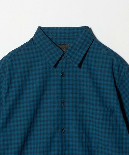 green label relaxing / グリーンレーベル リラクシング シャツ・ブラウス | ミニ オンブレ チェック ジャストルーズ レギュラーカラー シャツ -通気性- | 詳細17