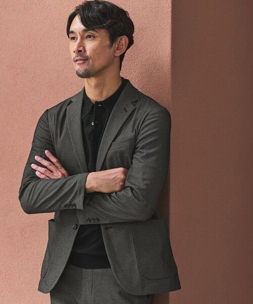 green label relaxing / グリーンレーベル リラクシング テーラードジャケット | 【WEB限定】JUST fit WORKIST セットアップ -ストレッチ- | 詳細1