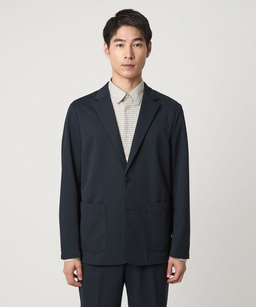 green label relaxing / グリーンレーベル リラクシング テーラードジャケット | ポリエステル トリコット リラックス ジャケット | 詳細15