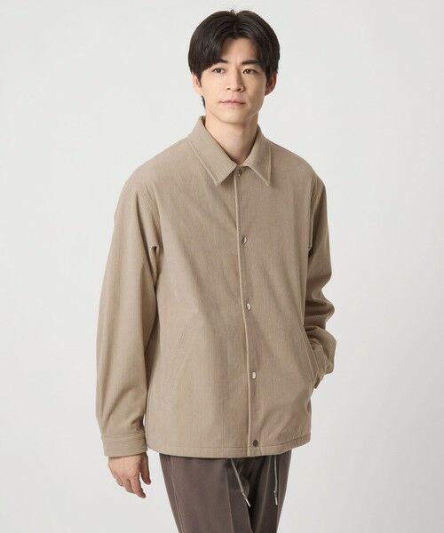 green label relaxing/グリーンレーベル リラクシング コーデュロイ コーチ ジャケット -ストレッチ- BEIGE XL green label relaxing/グリーンレーベル リラクシング コーデュロイ コーチ ジャケット -ストレッチ- BEIGE XL