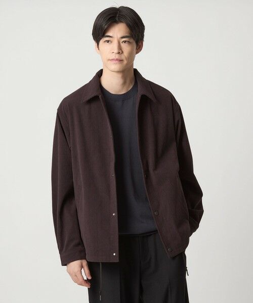 green label relaxing/グリーンレーベル リラクシング コーデュロイ コーチ ジャケット -ストレッチ- DK. BROWN XL green label relaxing/グリーンレーベル リラクシング コーデュロイ コーチ ジャケット -ストレッチ- DK. BROWN XL