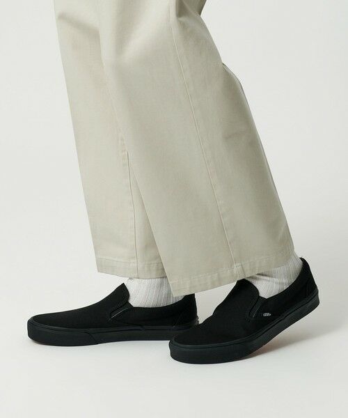 green label relaxing/グリーンレーベル リラクシング <VANS>スリッポン スニーカー BLACK 28cm green label relaxing/グリーンレーベル リラクシング <VANS>スリッポン スニーカー BLACK 28cm