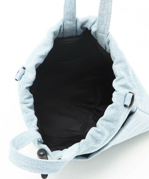 green label relaxing / グリーンレーベル リラクシング ショルダーバッグ | 【別注】＜fellowww＞GLR デニム 巾着 ショルダーバッグ | 詳細15