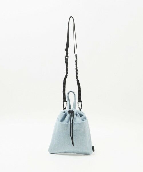 green label relaxing / グリーンレーベル リラクシング ショルダーバッグ | 【別注】＜fellowww＞GLR デニム 巾着 ショルダーバッグ | 詳細8
