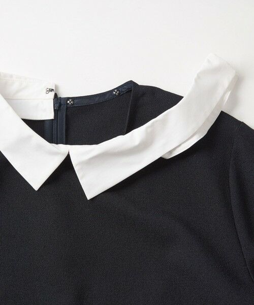 green label relaxing / グリーンレーベル リラクシング シャツ・ブラウス | ソフトジョーゼット 襟付き ペプラム プルオーバー マシンウォッシャブル ストレッチ | 詳細17