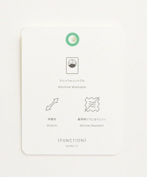 green label relaxing / グリーンレーベル リラクシング シャツ・ブラウス | ソフトジョーゼット 襟付き ペプラム プルオーバー マシンウォッシャブル ストレッチ | 詳細19