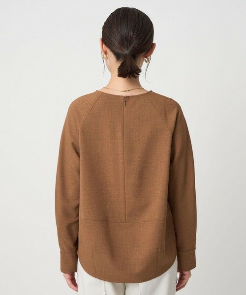 green label relaxing / グリーンレーベル リラクシング シャツ・ブラウス | ソフトジョーゼット プルオーバー -マシンウォッシャブル・ストレッチ- | 詳細12