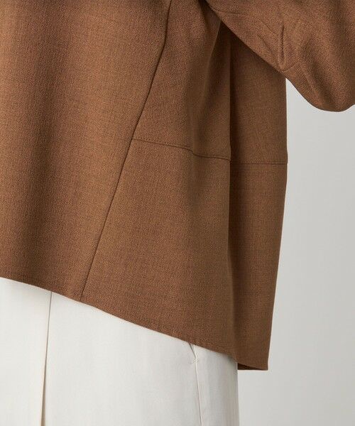 green label relaxing / グリーンレーベル リラクシング シャツ・ブラウス | ソフトジョーゼット プルオーバー -マシンウォッシャブル・ストレッチ- | 詳細15