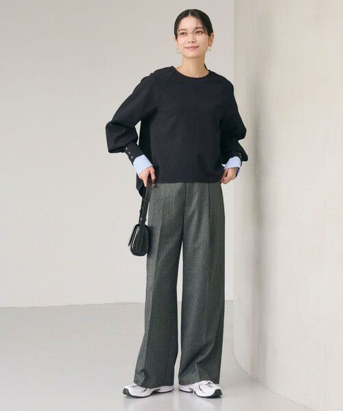 green label relaxing / グリーンレーベル リラクシング シャツ・ブラウス | ソフトジョーゼット プルオーバー -マシンウォッシャブル・ストレッチ- | 詳細21