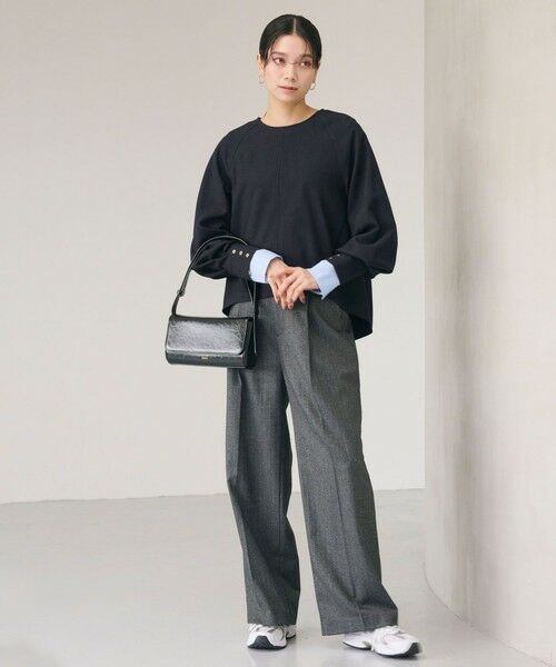 green label relaxing / グリーンレーベル リラクシング シャツ・ブラウス | ソフトジョーゼット プルオーバー -マシンウォッシャブル・ストレッチ- | 詳細22