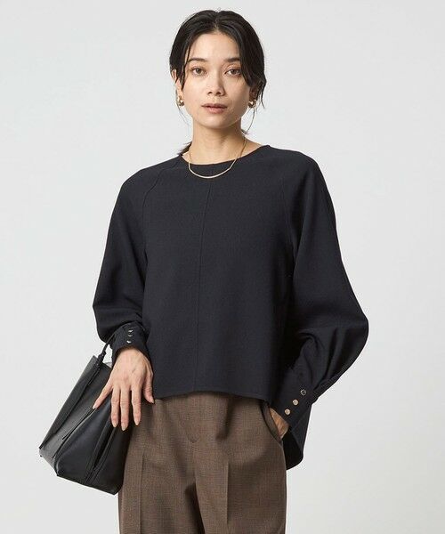 green label relaxing / グリーンレーベル リラクシング シャツ・ブラウス | ソフトジョーゼット プルオーバー -マシンウォッシャブル・ストレッチ- | 詳細23