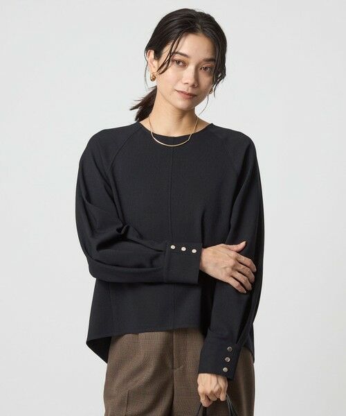 green label relaxing / グリーンレーベル リラクシング シャツ・ブラウス | ソフトジョーゼット プルオーバー -マシンウォッシャブル・ストレッチ- | 詳細24