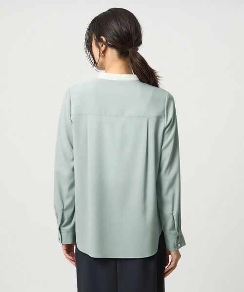 green label relaxing / グリーンレーベル リラクシング シャツ・ブラウス | バイカラー ブラウス | 詳細10