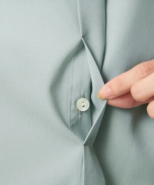 green label relaxing / グリーンレーベル リラクシング シャツ・ブラウス | バイカラー ブラウス | 詳細15