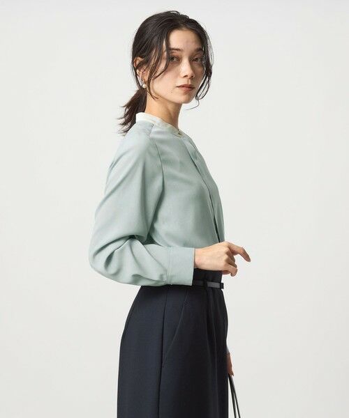 green label relaxing / グリーンレーベル リラクシング シャツ・ブラウス | バイカラー ブラウス | 詳細6