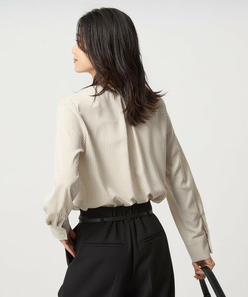 green label relaxing / グリーンレーベル リラクシング シャツ・ブラウス | 肩タック Vネック ブラウス マシンウォッシャブル UVカット | 詳細24