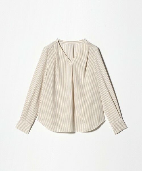 green label relaxing / グリーンレーベル リラクシング シャツ・ブラウス | 肩タック Vネック ブラウス マシンウォッシャブル UVカット | 詳細28