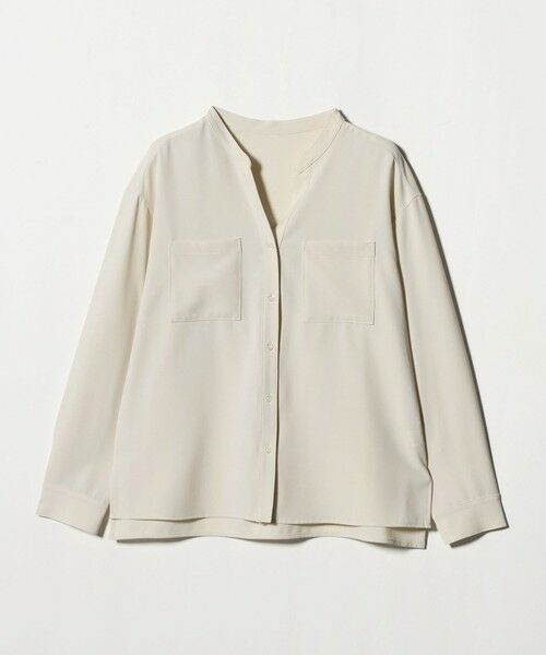 green label relaxing / グリーンレーベル リラクシング シャツ・ブラウス | スキッパー ポケット ロングスリーブ シャツ マシンウォッシャブル | 詳細4