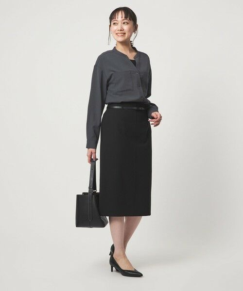 green label relaxing / グリーンレーベル リラクシング シャツ・ブラウス | スキッパー ポケット ロングスリーブ シャツ マシンウォッシャブル | 詳細10