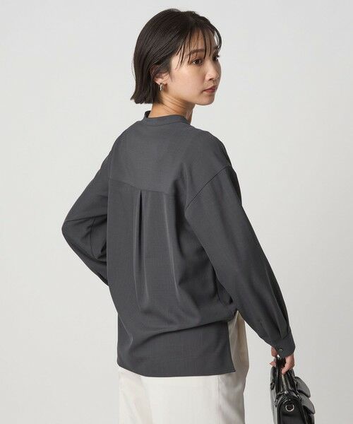 green label relaxing / グリーンレーベル リラクシング シャツ・ブラウス | スキッパー ポケット ロングスリーブ シャツ マシンウォッシャブル | 詳細12