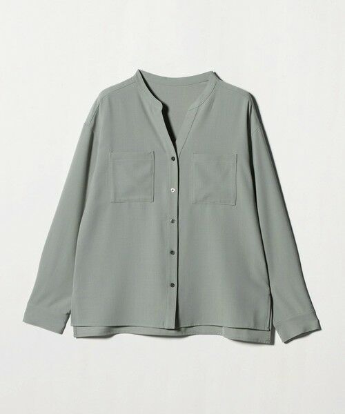 green label relaxing / グリーンレーベル リラクシング シャツ・ブラウス | スキッパー ポケット ロングスリーブ シャツ マシンウォッシャブル | 詳細27