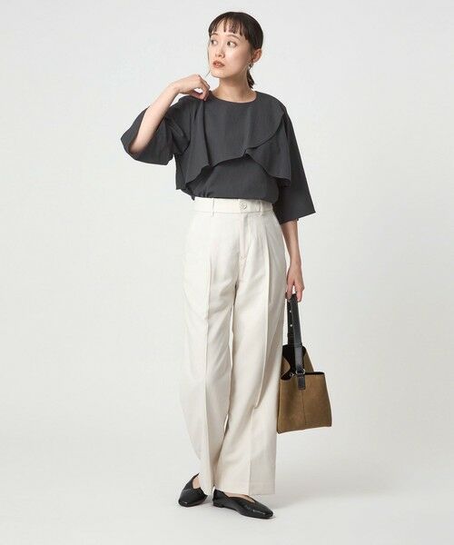 green label relaxing Breeze Coolケープ ブラウス セール】Breeze Cool ケープ ブラウス -マシンウォッシャブル