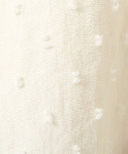 green label relaxing / グリーンレーベル リラクシング シャツ・ブラウス | ドットジャカード ブラウス | 詳細14