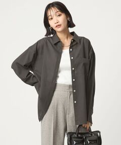 green label relaxing / グリーンレーベル リラクシング シャツ・ブラウス | ［size SHORTあり］ウール混ボイル シャツ -ウォッシャブル-