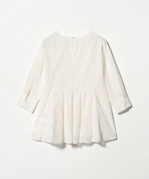 green label relaxing / グリーンレーベル リラクシング シャツ・ブラウス | ナローペプラム 7分袖 ブラウス | 詳細9