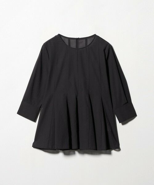 green label relaxing / グリーンレーベル リラクシング シャツ・ブラウス | ナローペプラム 7分袖 ブラウス | 詳細16