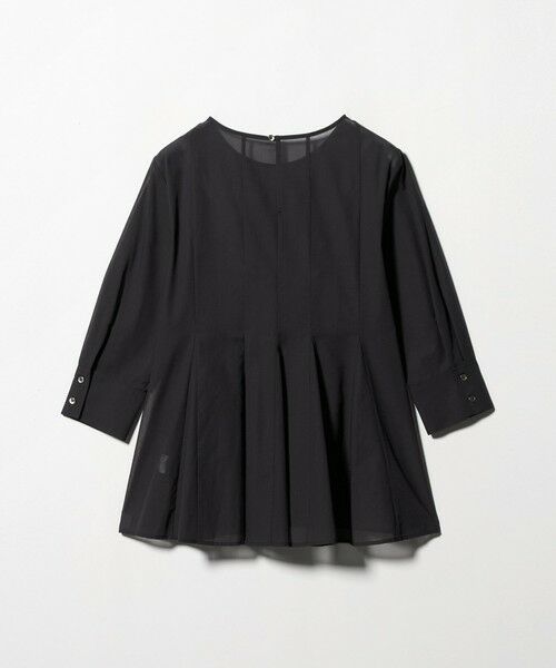 green label relaxing / グリーンレーベル リラクシング シャツ・ブラウス | ナローペプラム 7分袖 ブラウス | 詳細17