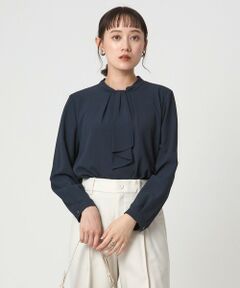 green label relaxing / グリーンレーベル リラクシング シャツ・ブラウス | ネックタイ ロングスリーブ ブラウス