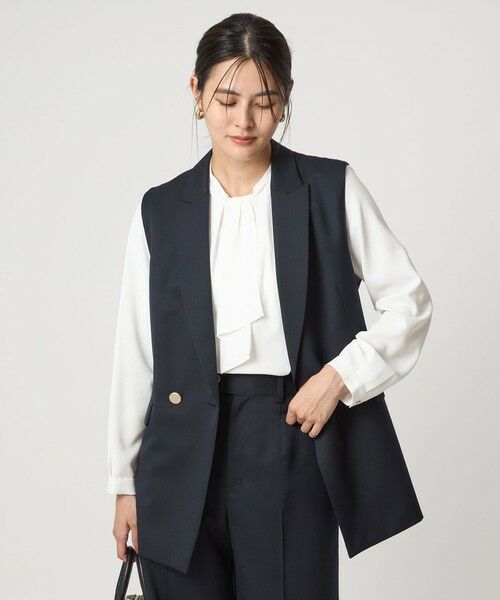 green label relaxing / グリーンレーベル リラクシング シャツ・ブラウス | ネックタイ ロングスリーブ ブラウス | 詳細2