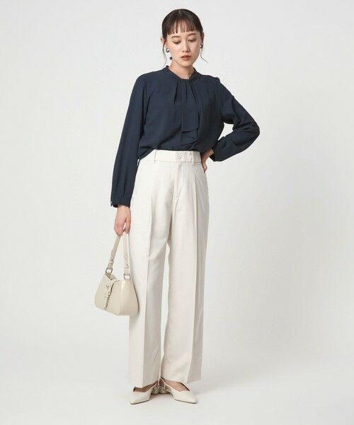 green label relaxing / グリーンレーベル リラクシング シャツ・ブラウス | ネックタイ ロングスリーブ ブラウス | 詳細19