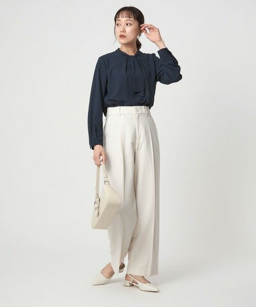 green label relaxing / グリーンレーベル リラクシング シャツ・ブラウス | ネックタイ ロングスリーブ ブラウス | 詳細20