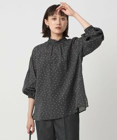 green label relaxing / グリーンレーベル リラクシング シャツ・ブラウス | シアー 襟フリル ブラウス