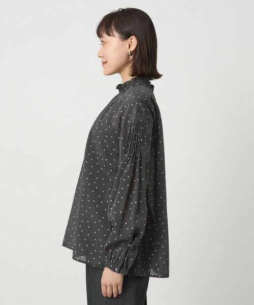 green label relaxing / グリーンレーベル リラクシング シャツ・ブラウス | シアー 襟フリル ブラウス | 詳細16