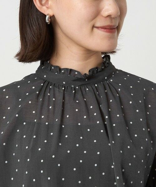 green label relaxing / グリーンレーベル リラクシング シャツ・ブラウス | シアー 襟フリル ブラウス | 詳細18