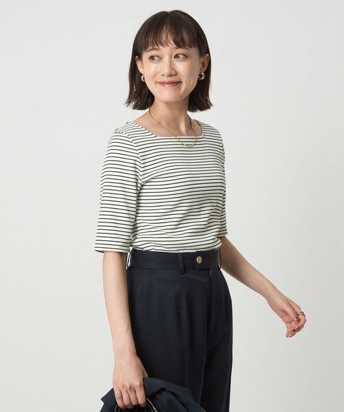 green label relaxing/グリーンレーベル リラクシング ニットライク スクエアネック カットソー その他1 FREE green label relaxing/グリーンレーベル リラクシング ニットライク スクエアネック カットソー その他1 FREE