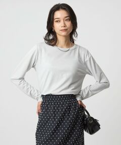 green label relaxing / グリーンレーベル リラクシング カットソー | テンジク ラメ   ロングスリーブ カットソー