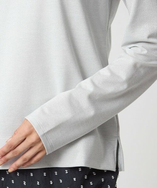 green label relaxing / グリーンレーベル リラクシング カットソー | テンジク ラメ   ロングスリーブ カットソー | 詳細16