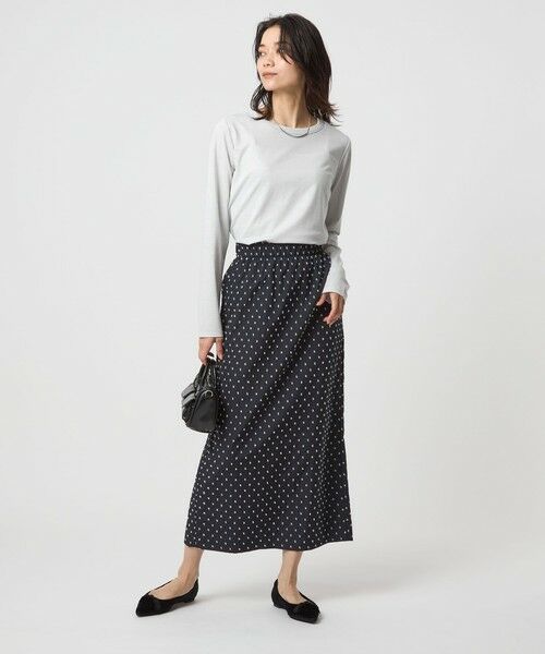 green label relaxing / グリーンレーベル リラクシング カットソー | テンジク ラメ   ロングスリーブ カットソー | 詳細10