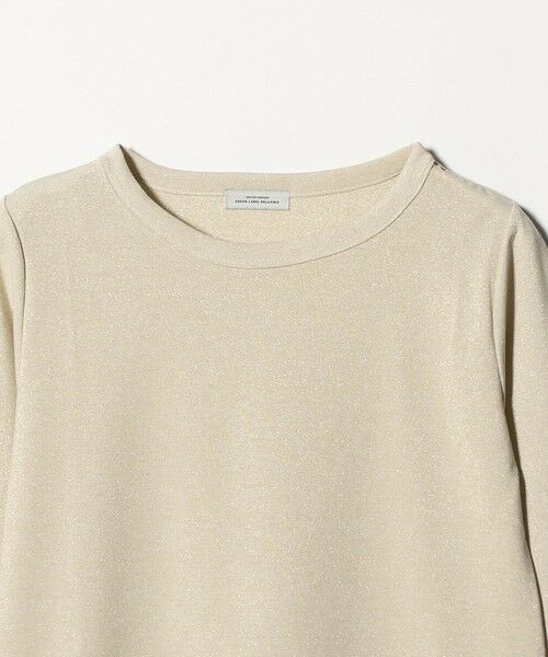 green label relaxing / グリーンレーベル リラクシング カットソー | テンジク ラメ   ロングスリーブ カットソー | 詳細27
