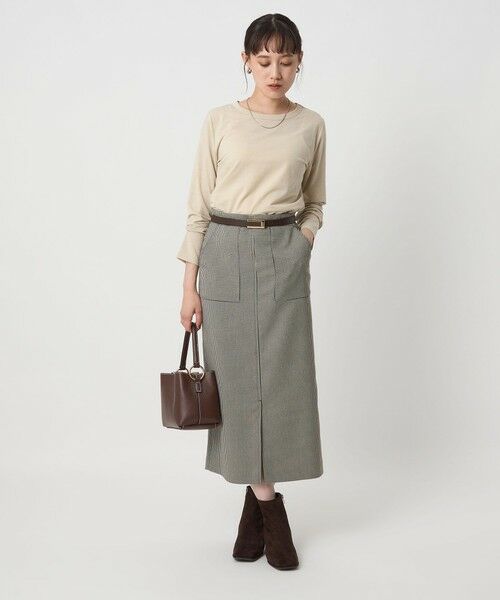 green label relaxing / グリーンレーベル リラクシング カットソー | テンジク ラメ   ロングスリーブ カットソー | 詳細22