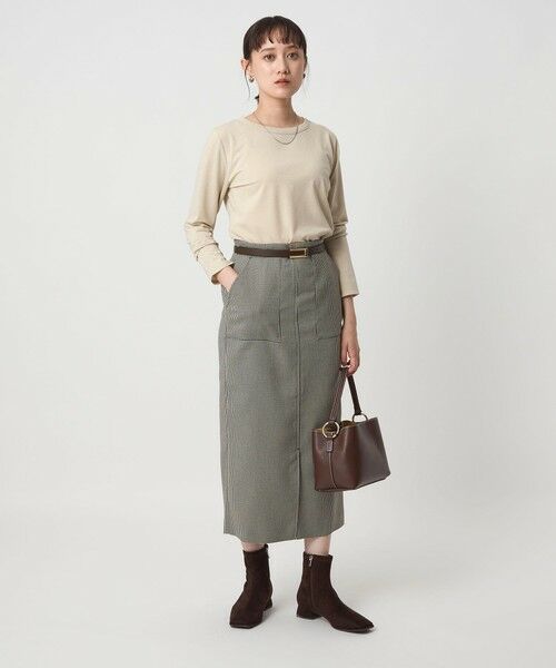 green label relaxing / グリーンレーベル リラクシング カットソー | テンジク ラメ   ロングスリーブ カットソー | 詳細23