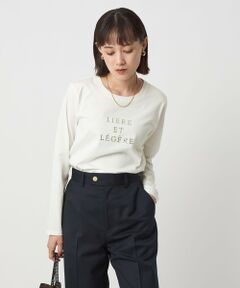 green label relaxing / グリーンレーベル リラクシング カットソー | ロゴ ロングスリーブ カットソー