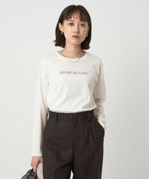 green label relaxing / グリーンレーベル リラクシング カットソー | ロゴ ロングスリーブ カットソー | 詳細1