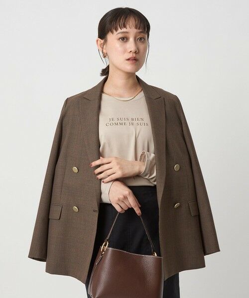 green label relaxing / グリーンレーベル リラクシング カットソー | ロゴ ロングスリーブ カットソー | 詳細5